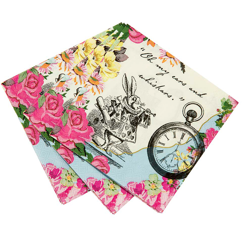 20 Truly Alice Dainty Napkins