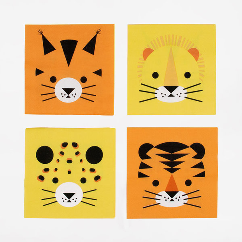 20 PAPER NAPKINS - MINI FELINES