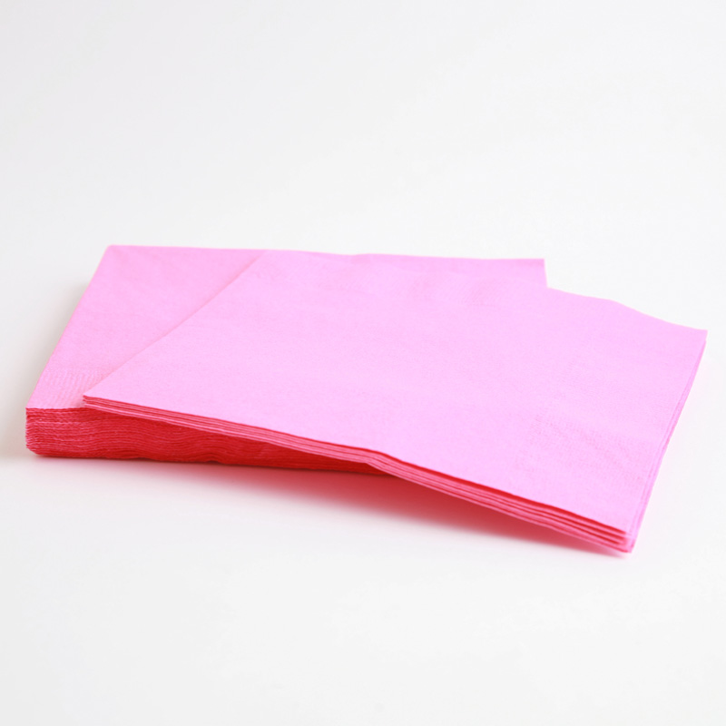 20 hot pink napkins