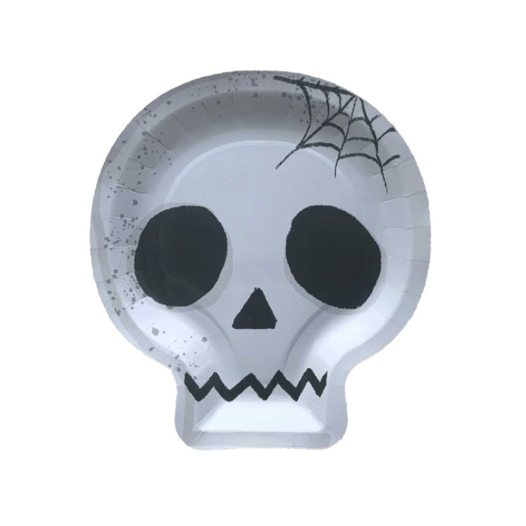 Spooky Skull Party Plates