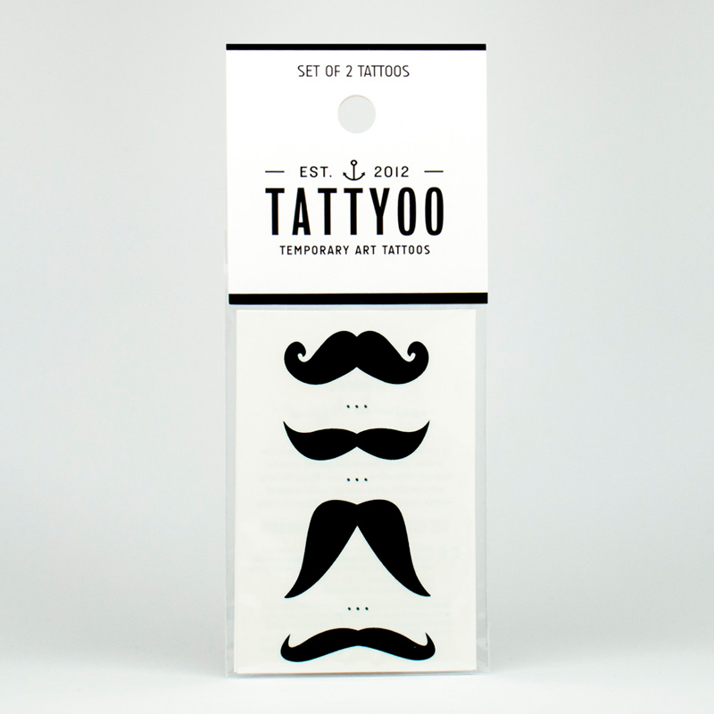 Moustache tattoos