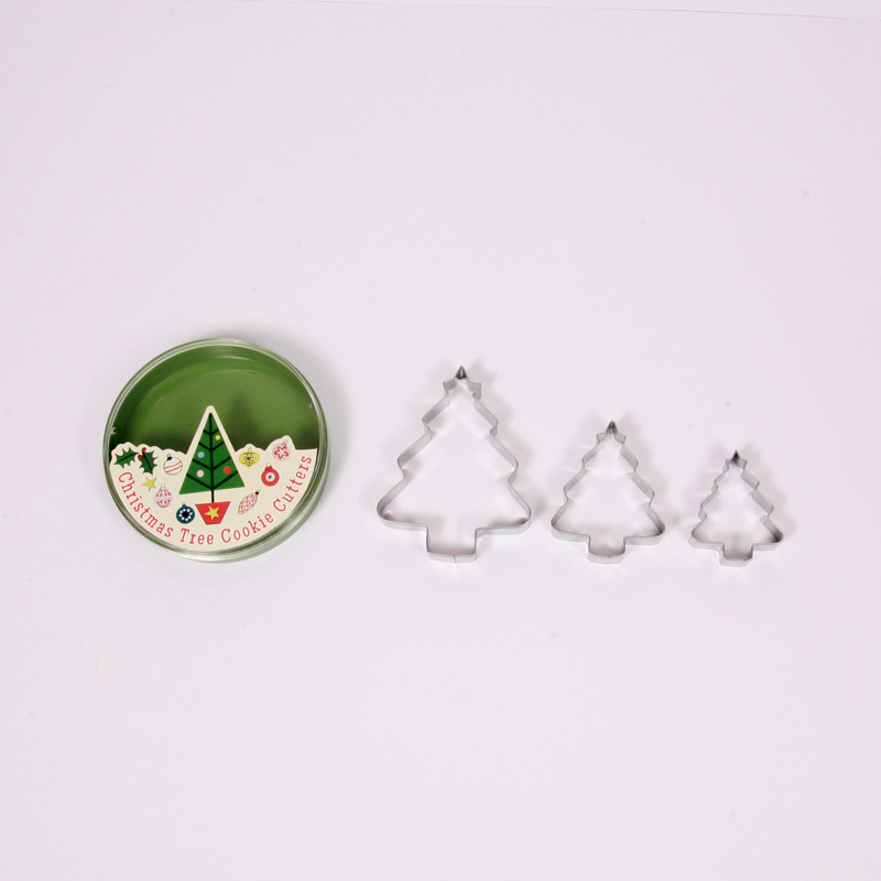 Set 3 Christmas tree cookie cutter