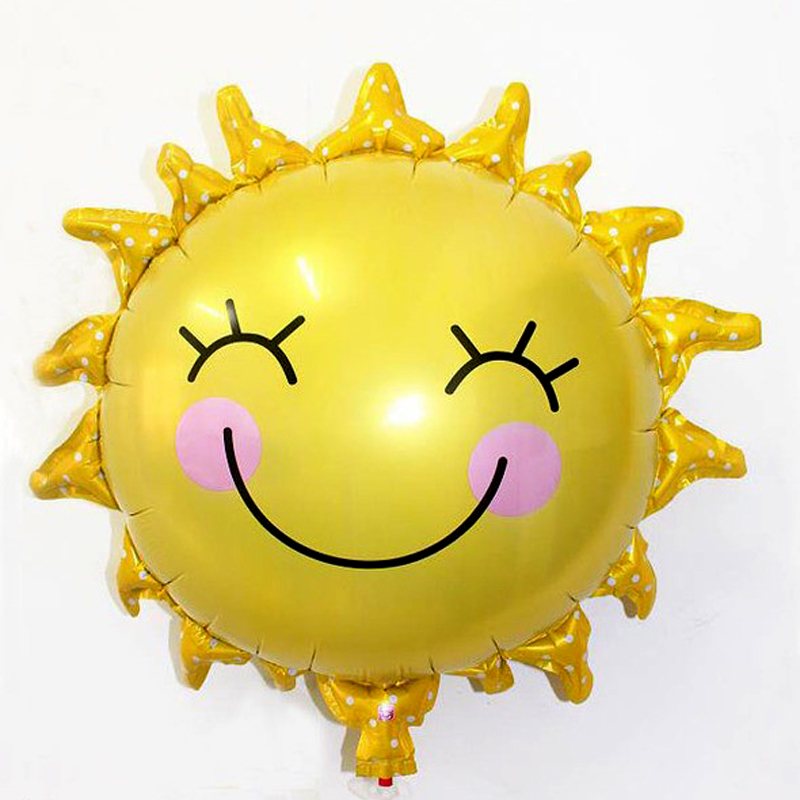 Smiley Sun Foil Balloon