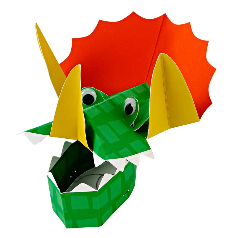 8 Dinosaur Party Hats