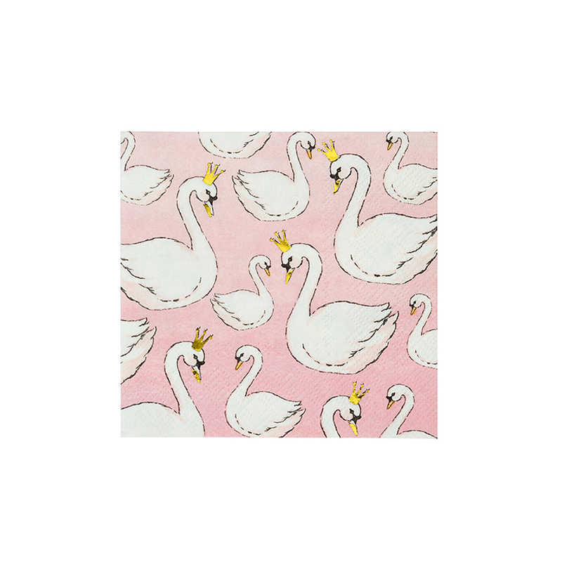 Swans Cocktail Napkins