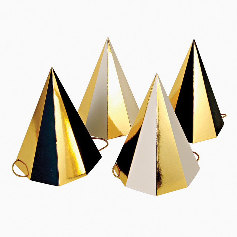 8 Pop party hats