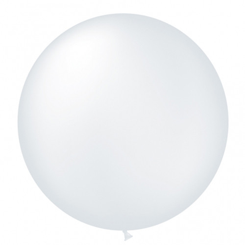 white giant balloon