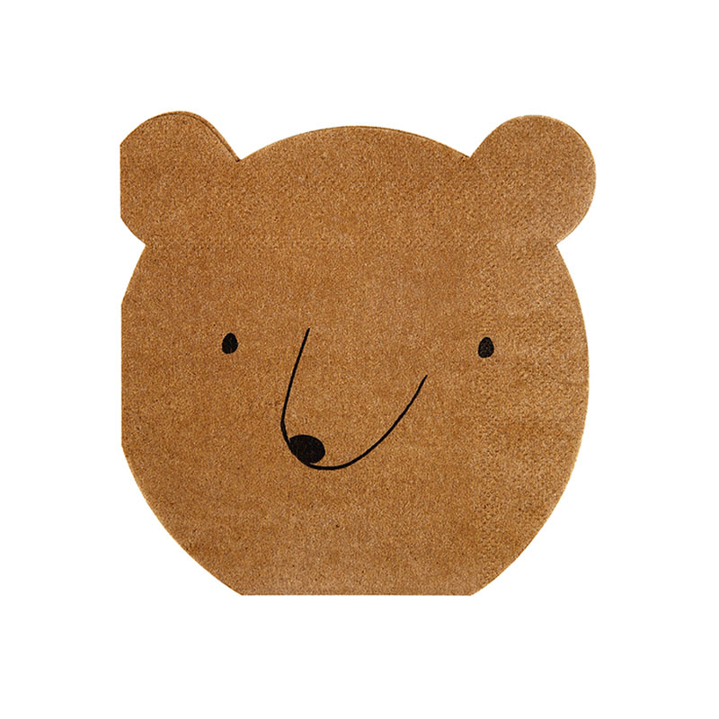 brown Bear small Napkin