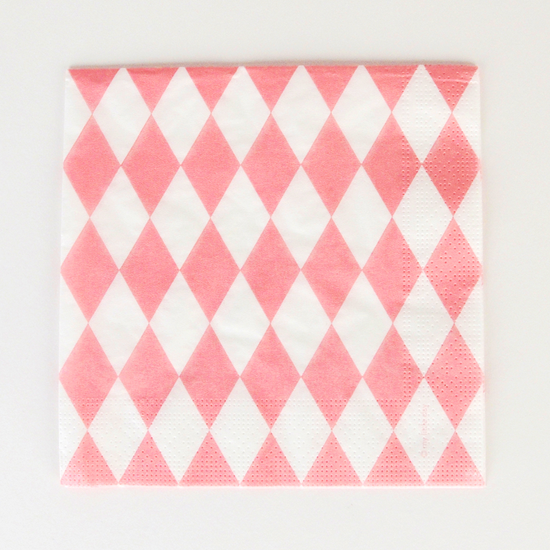 20 pink diamond napkins