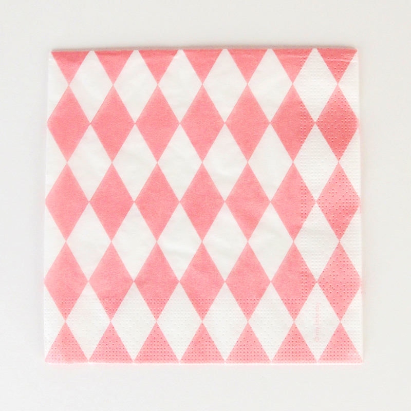 20 pink diamond napkins