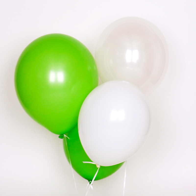 Assorted balloons - Green