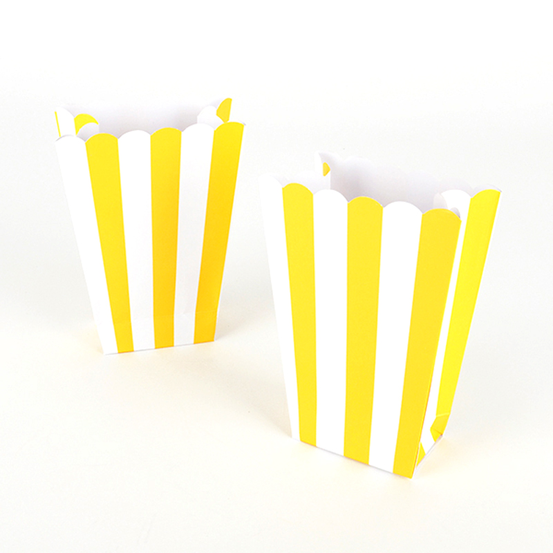 5 yellow Treat Boxes