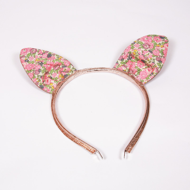 Liberty Betsy Anna print bunny ears headband