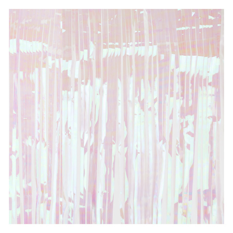 Iridescent Fringe Curtain