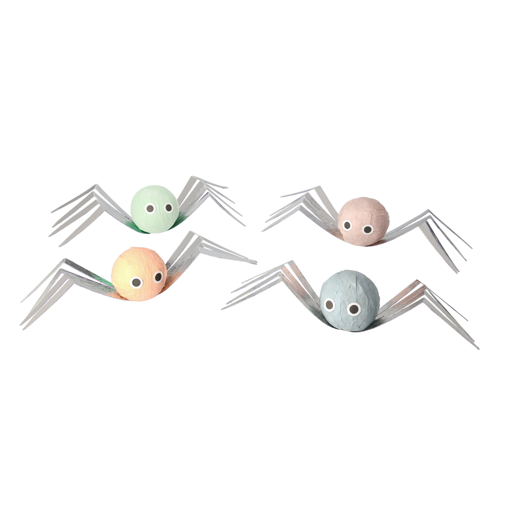 set of 4 Spider Surprise Balls