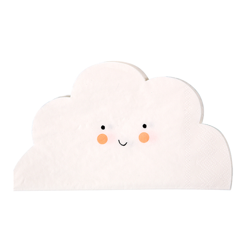 20 Cloud Shaped Napkin