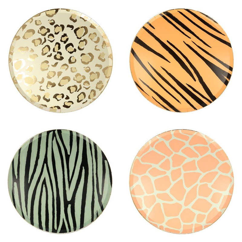 Safari Animal Print Dinner Plates