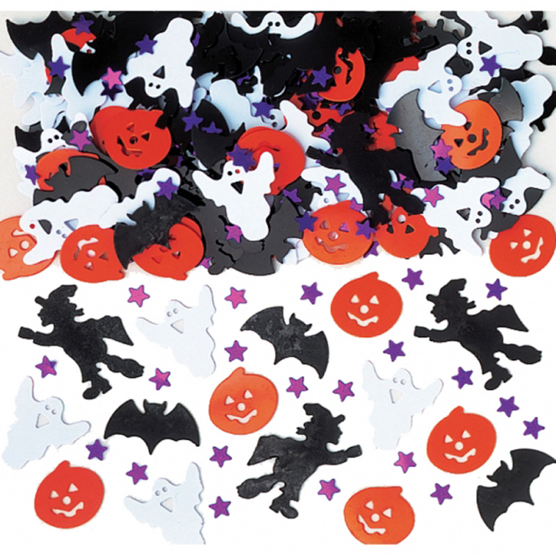 Halloween Night Metallic Confetti Mix