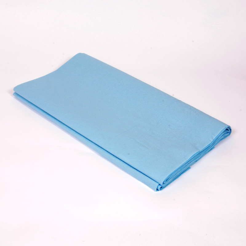 Baby blue paper table cover