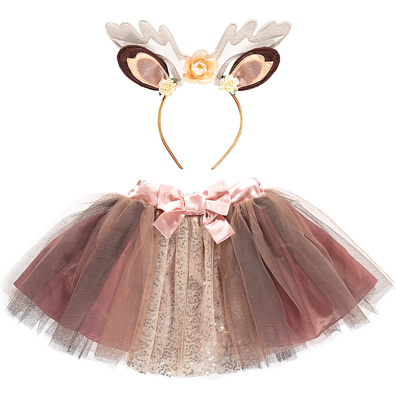 Fawn tutu with headband set