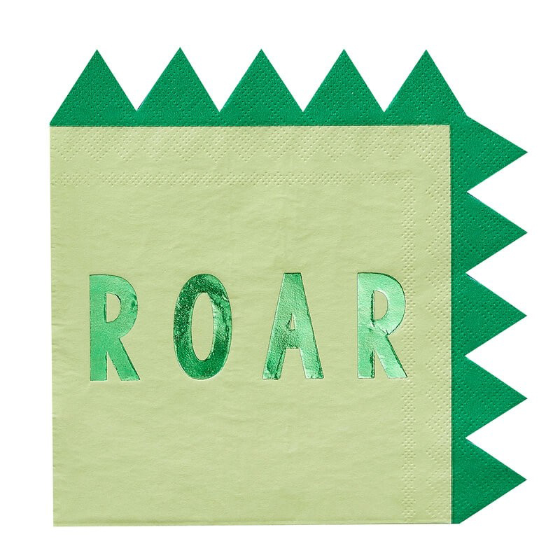 Dinosaur Spiked 'Roar' Napkins