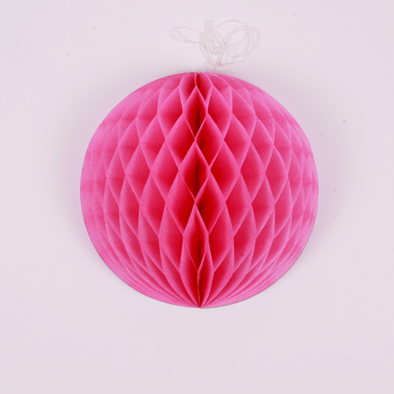 pink honeycomb ball