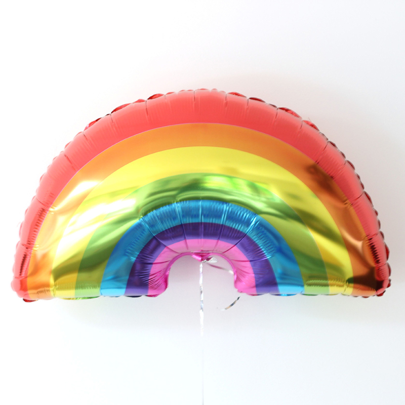 Supersize Rainbow foil balloon