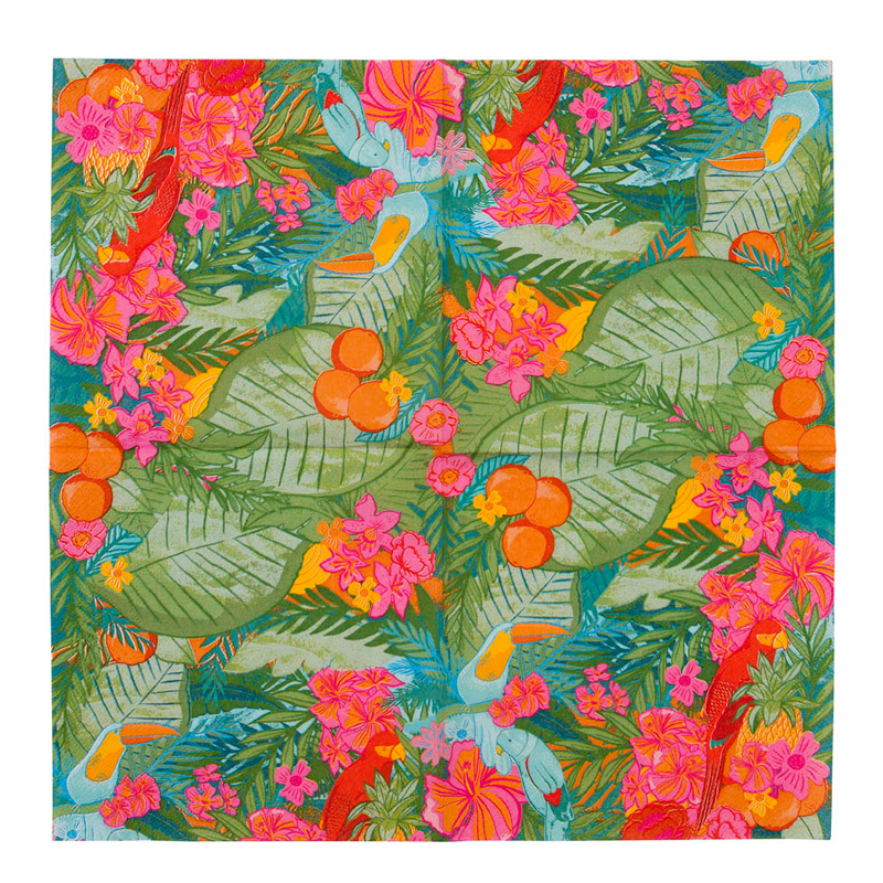 20 Tropical fiesta napkins