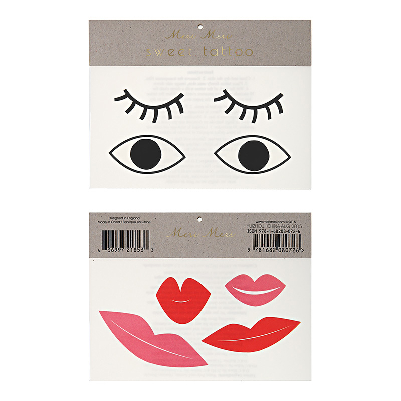 Eyes & Lips Tattoos