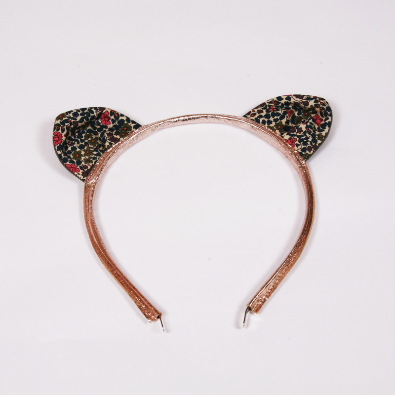 Liberty Emilia's flower print cat ears headband