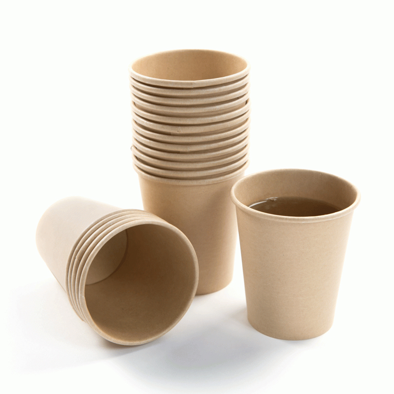 Eco-friendly Unbleached Brown Kraft Cups