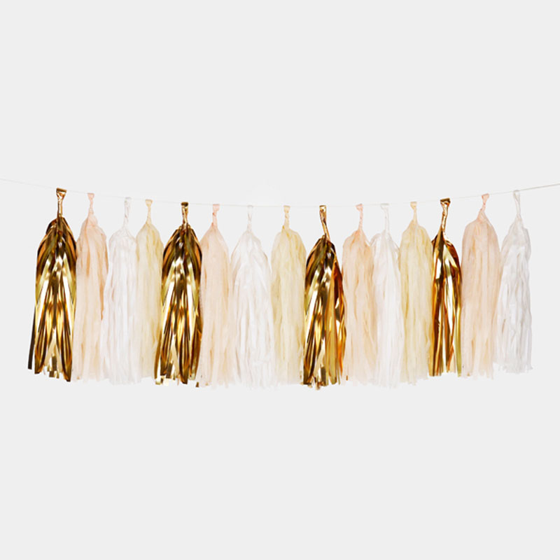 powder tassel garland