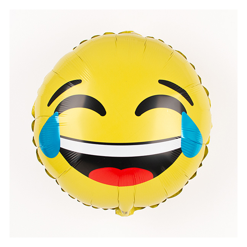 Emoji LOL foil balloon