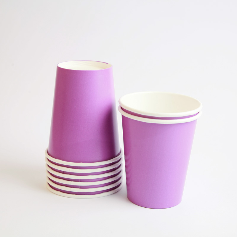 8 violet cups