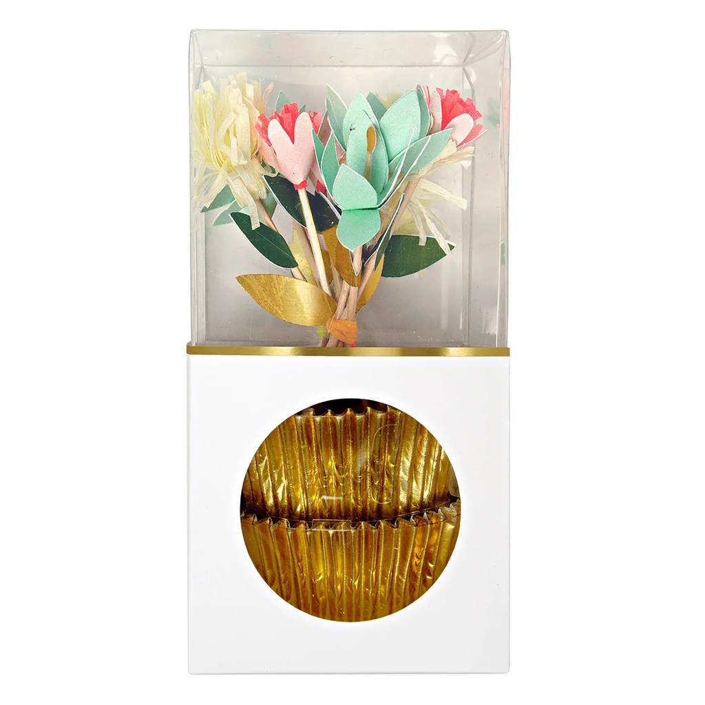 Flower cupcake kit